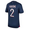 Original Fußballtrikot Paris Saint-Germain 2023-24 Hakimi 2 Heimtrikot Für Herren